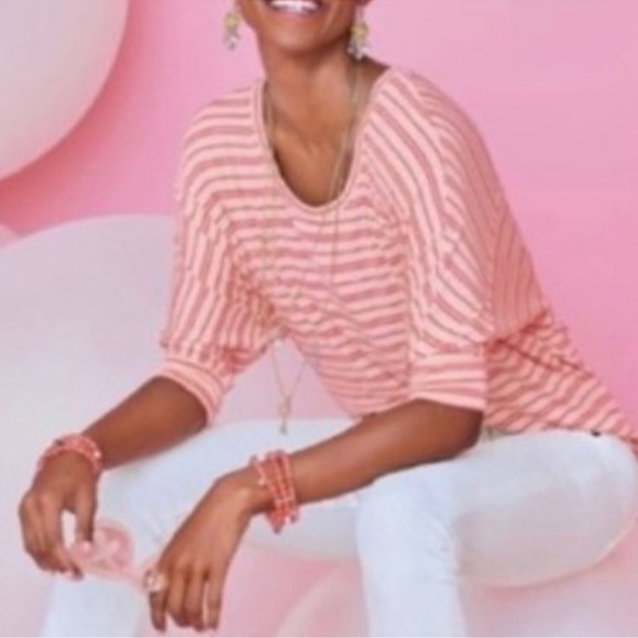 CAbi Tickled Tee Summer Stripe Top - Picture 7 of 7